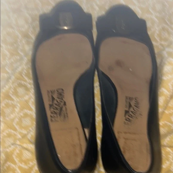 Salvatore Ferragamo Black Leather Shoes - Picture 4 of 8